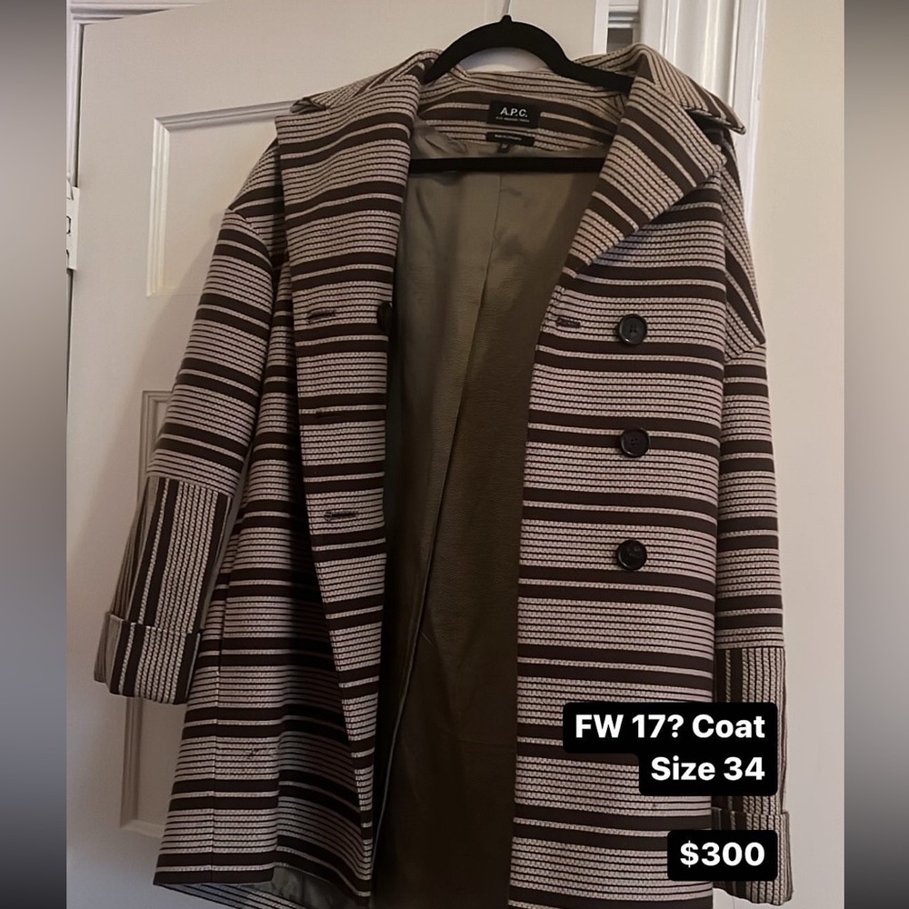 A.P.C coat, size 34